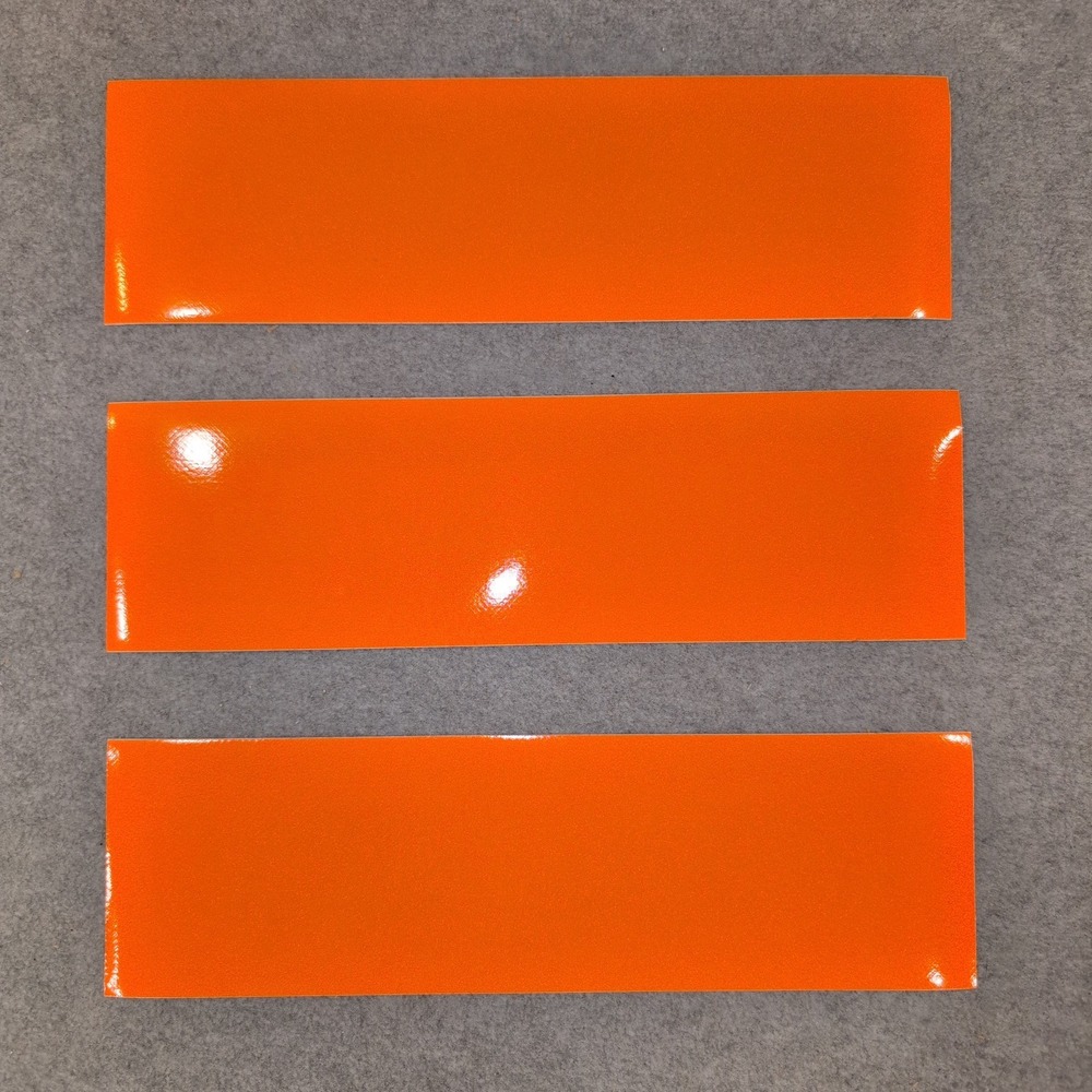 3M Scotchlite Orange Reflective Adhesive Vinyl Strips 3 Pk 680CR Comply Adhesive - Picture 2 of 6